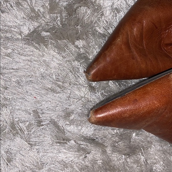 brown leather boots - Picture 5 of 7